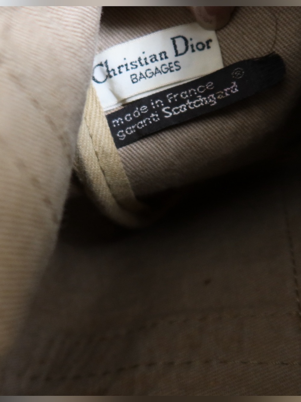 Christian Dior Vintage Trotter Monogram Boston Bag Authentic Preloved - Picture 10 of 17